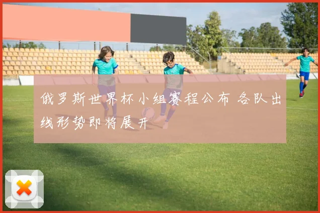 俄罗斯世界杯小组赛程公布 各队出线形势即将展开